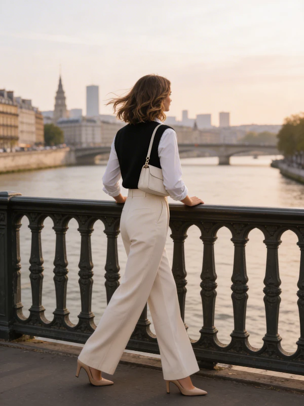 Sunset Cityscape Stroll