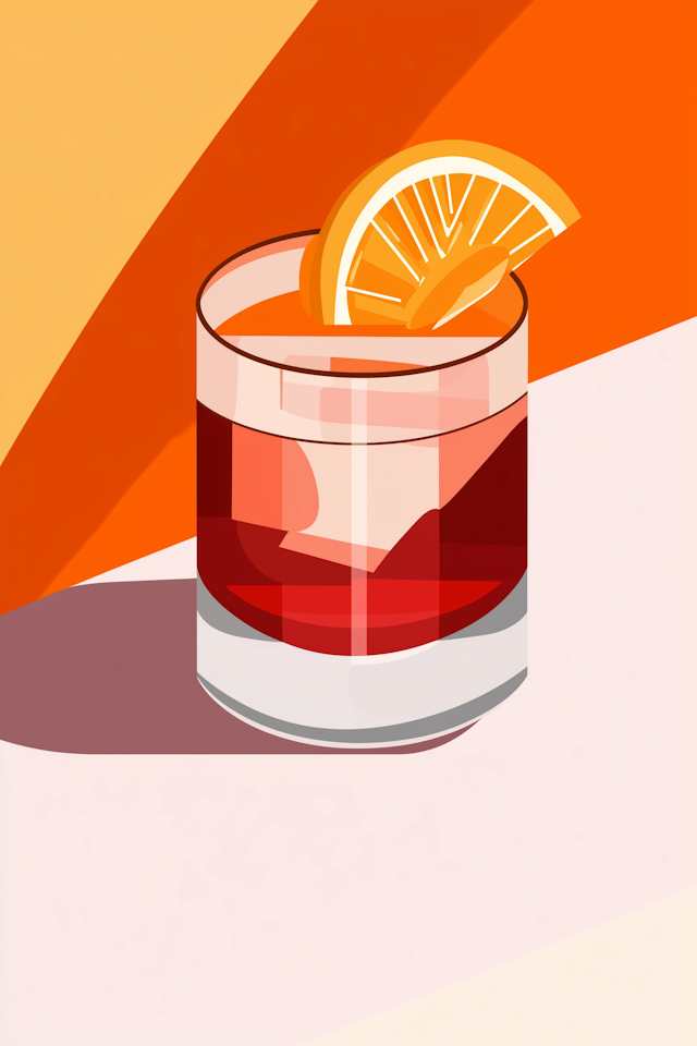 Stylized Cocktail Illustration