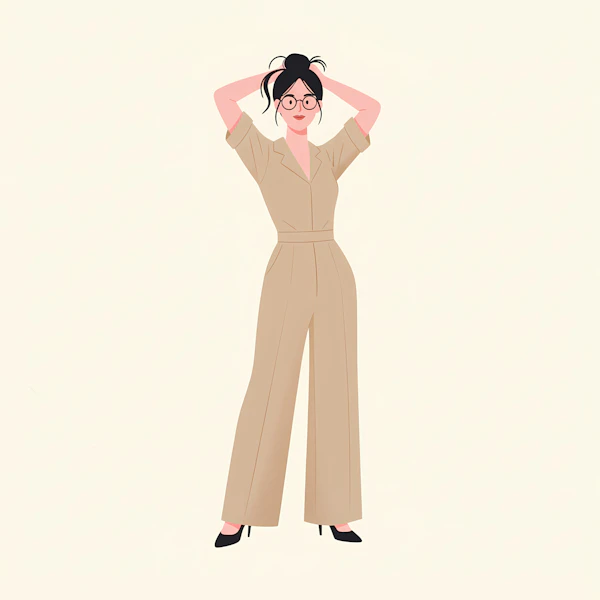 Stylized Woman Portrait