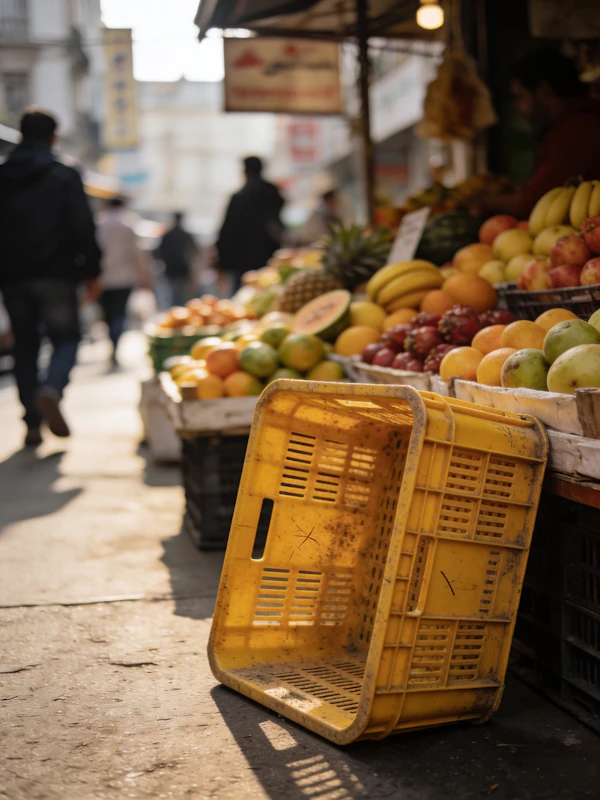 Vibrant Market Scene