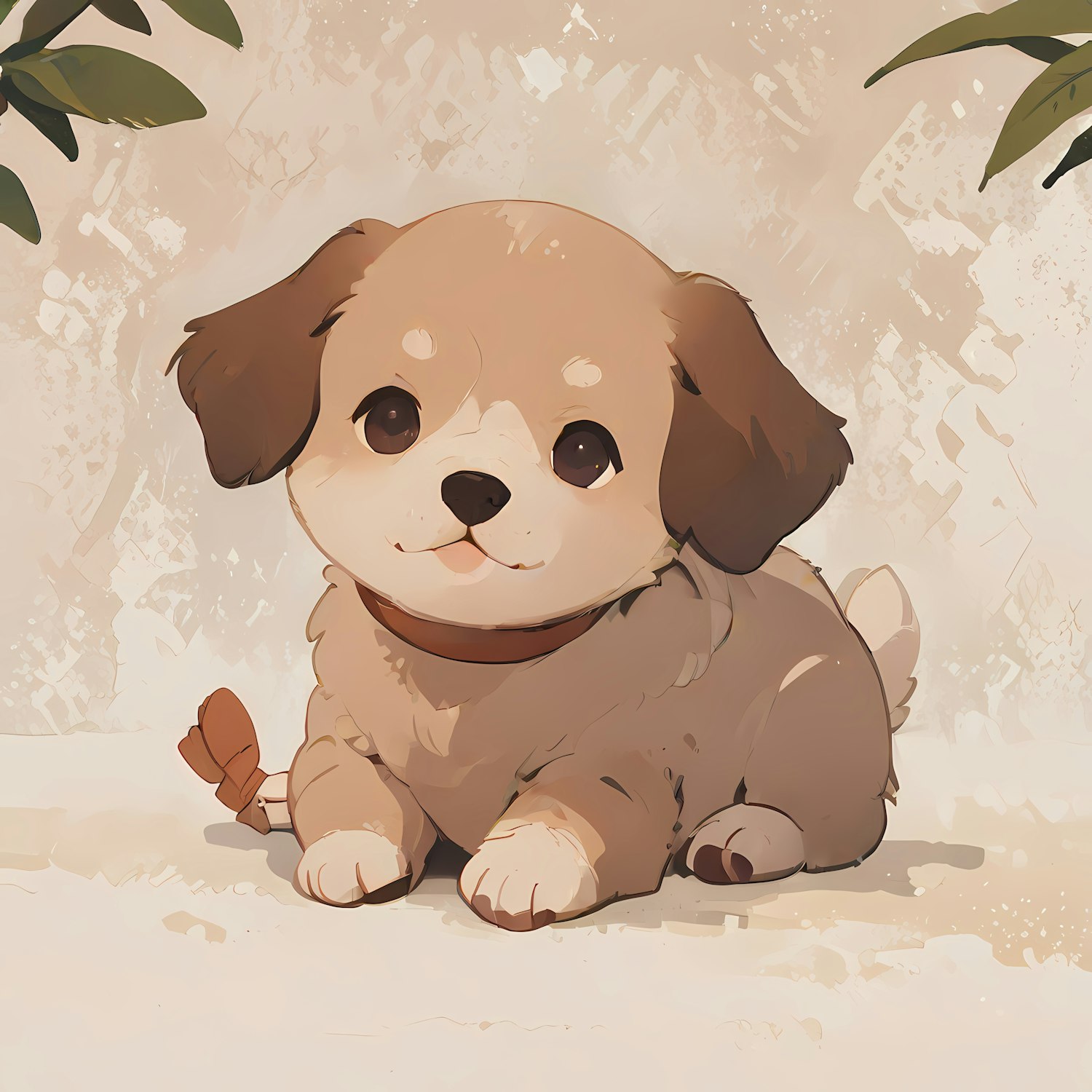 Adorable Puppy Illustration