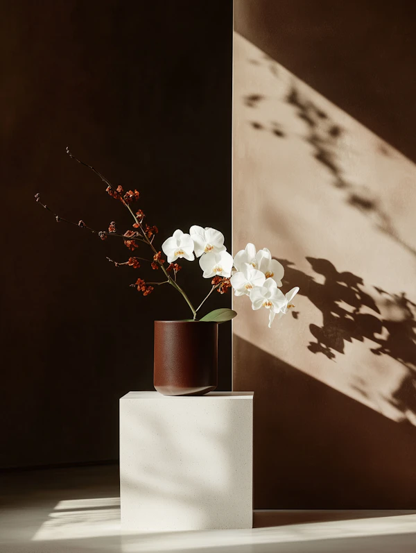 Minimalist Floral Still Life