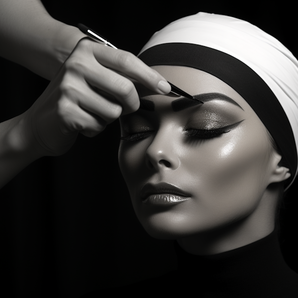 Elegance in Monochrome: The Art of Makeup