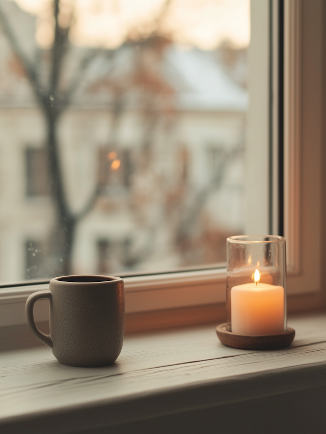 Serene Windowsill Scene