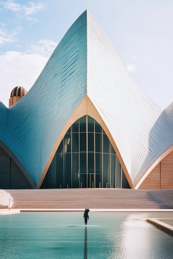 Wave-like Architectural Structure