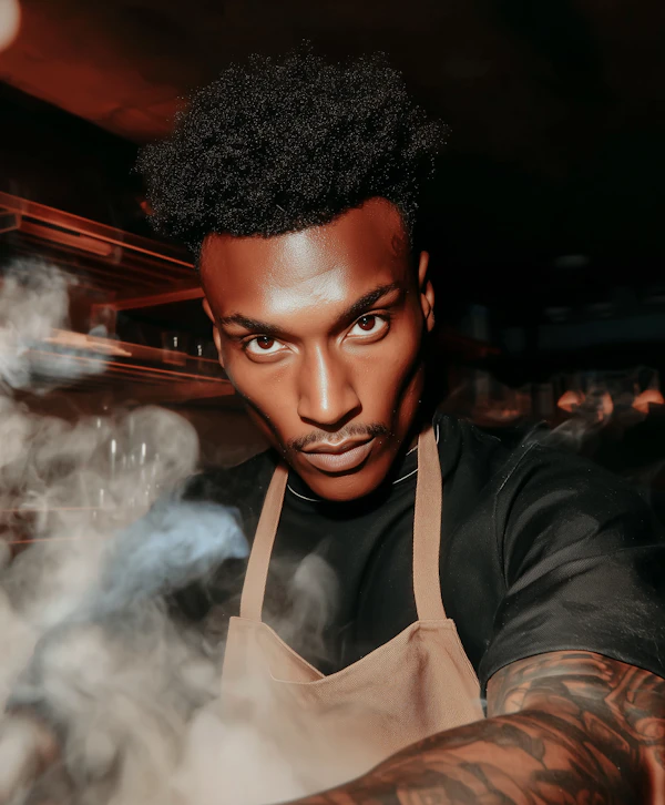 Focused Culinary Portrait