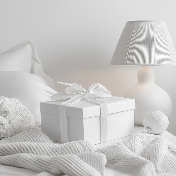 Serene Gift Box on White Bedding