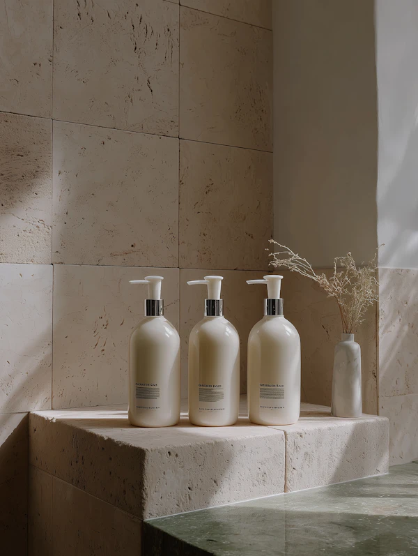 Elegant Skincare Display