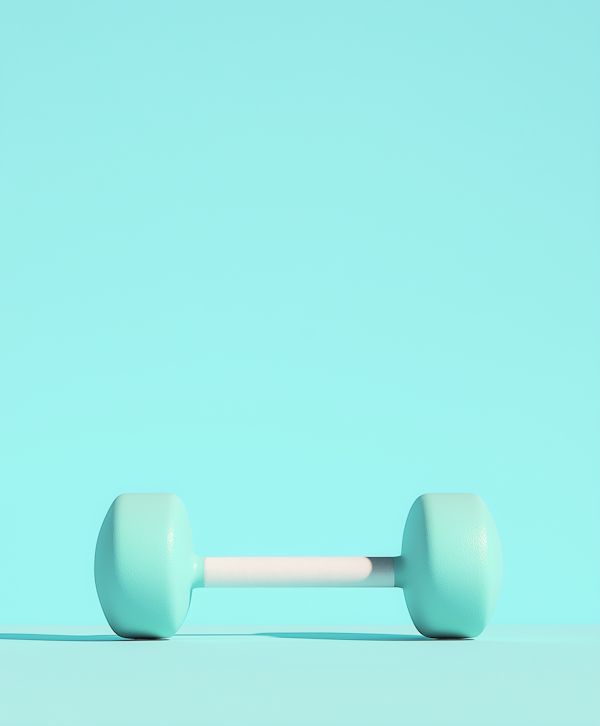 Mint Green Dumbbell