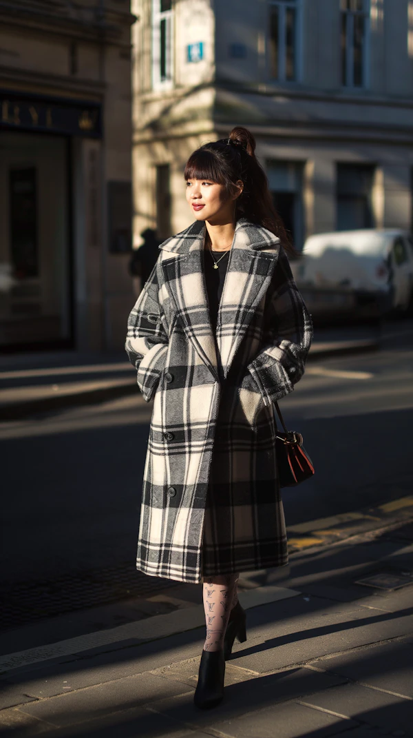 Stylish Woman in Urban Setting