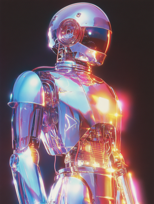 Futuristic Humanoid Robot