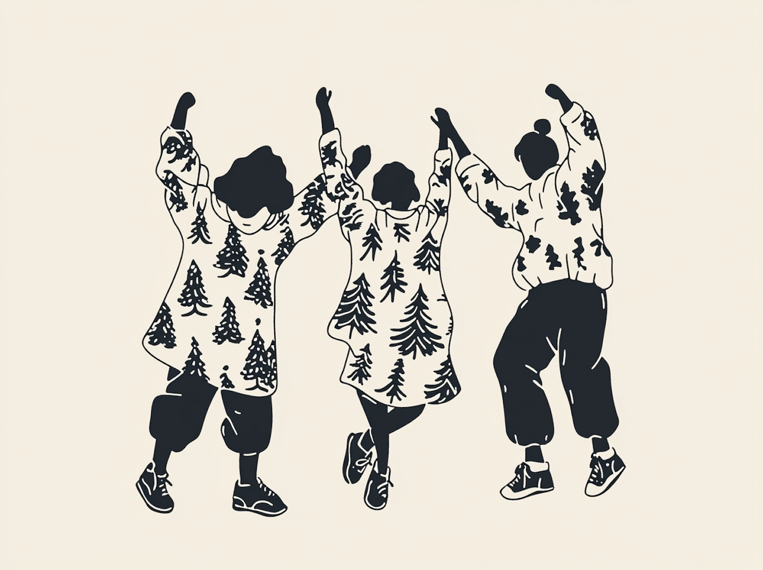 Joyful Dance Illustration