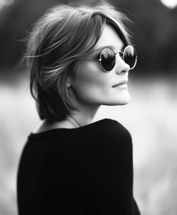 Serene Woman in Sunglasses