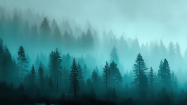 Misty Forest Serenity