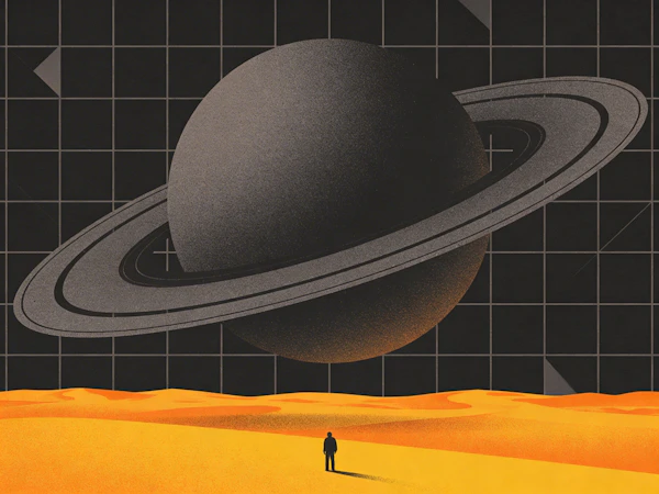 Desert Under Planet