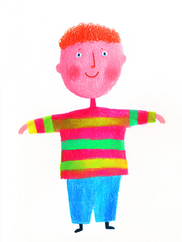 Cheerful Character Art