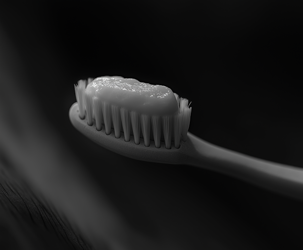 Close-up of Toothbrush with Toothpaste