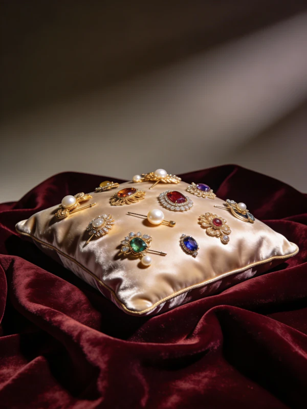 Ornate Brooch Display