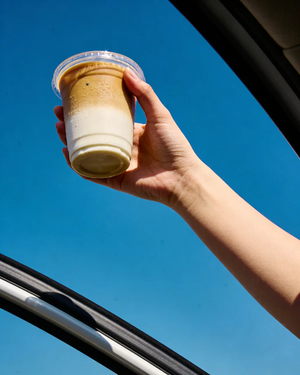 Iced Coffee in Hand