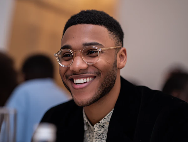 Candid Smiling Portrait