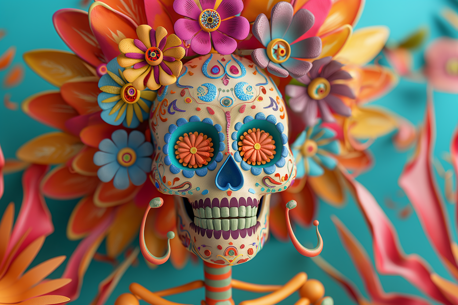 Día de los Muertos Skull