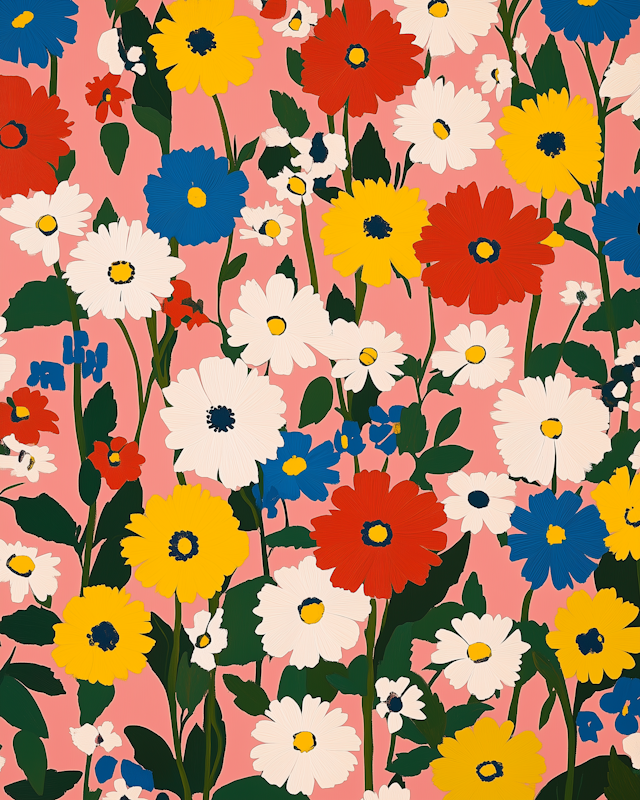 Vibrant Floral Illustration