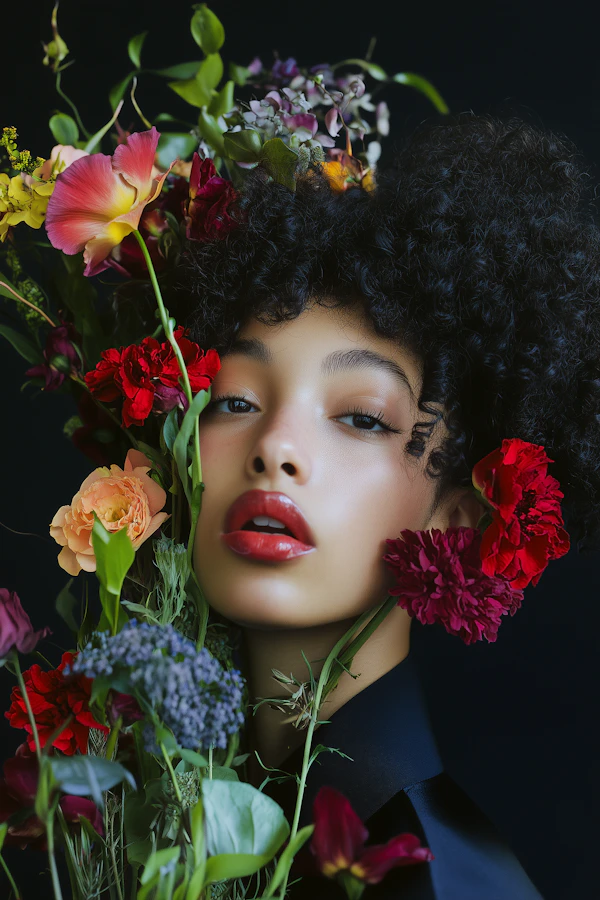 Floral Portrait Beauty
