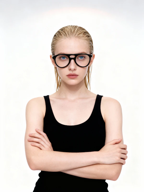 Confident Minimalist Portrait