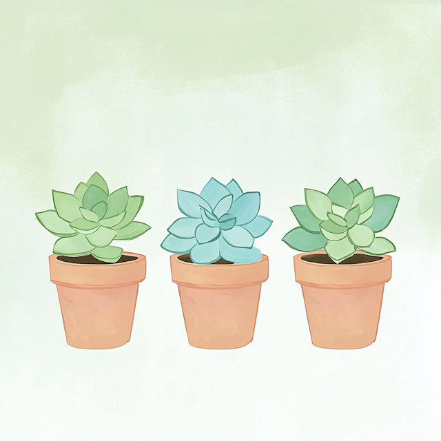 Succulent Trio