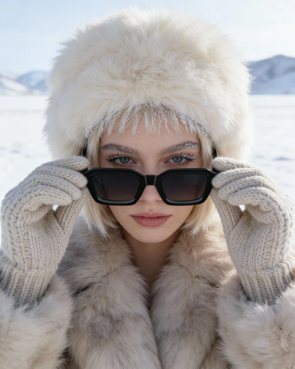 Stylish Winter Portrait