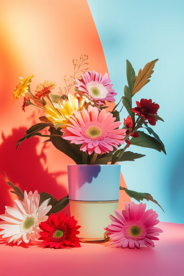 Colorful Gerbera Daisies
