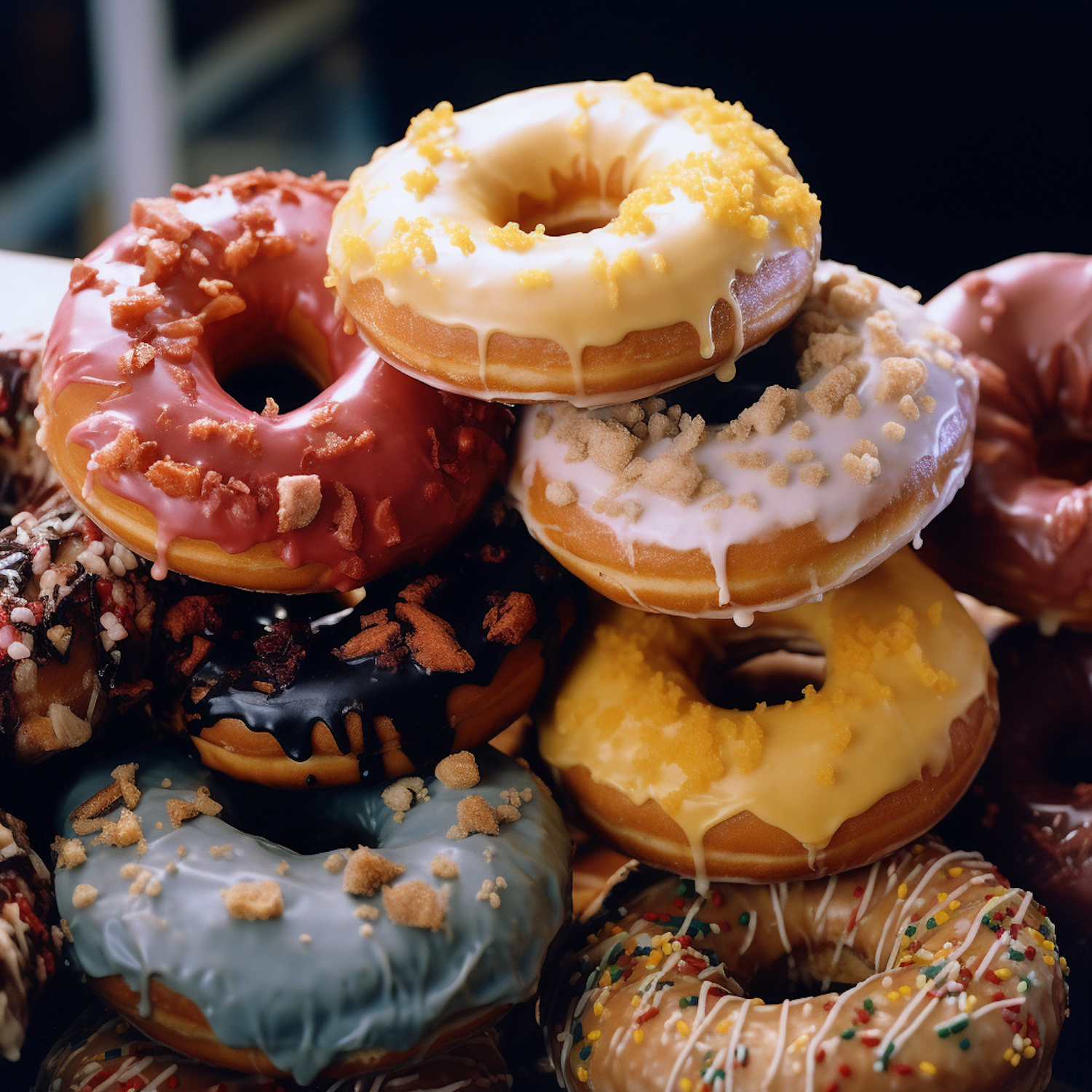 Decadent Assorted Doughnut Delights