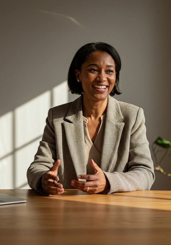 Professional Woman Smiling