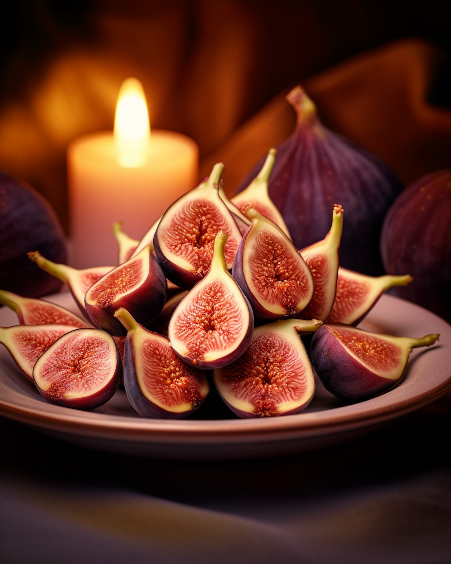 Candlelit Figs Elegance