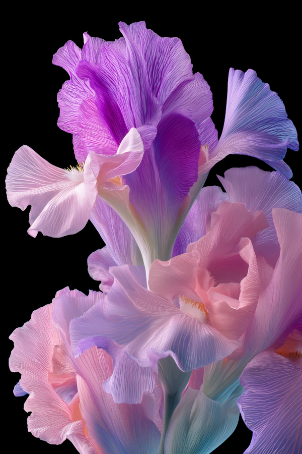 Close-Up of Irises