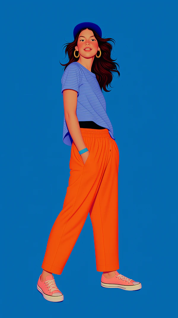 Stylish Woman Illustration