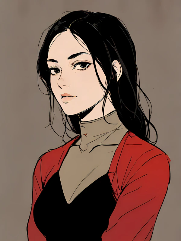 Stylized Woman Illustration
