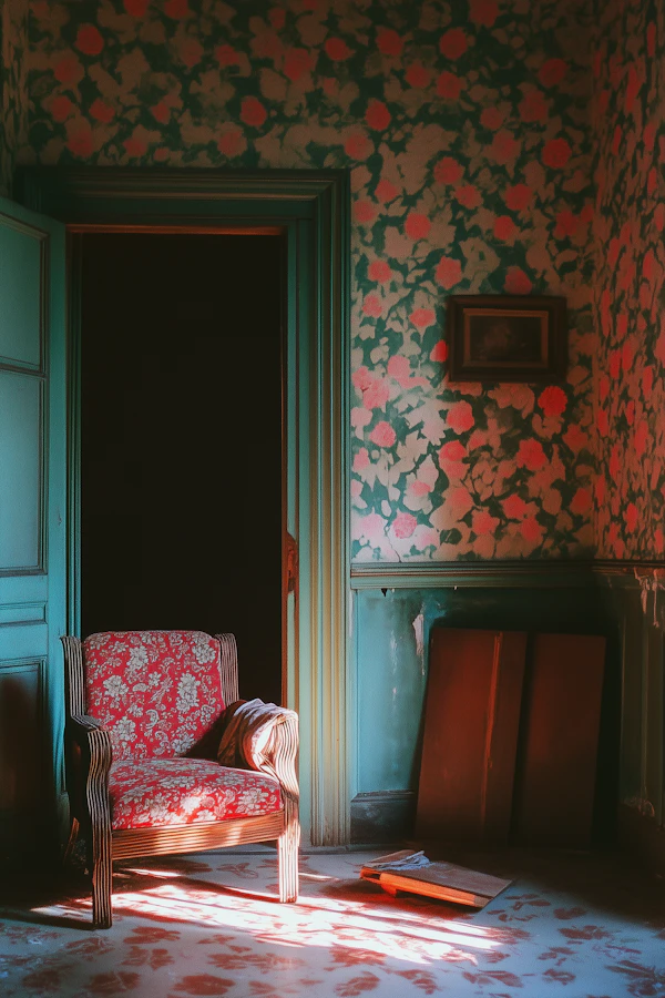 Vintage Floral Interior