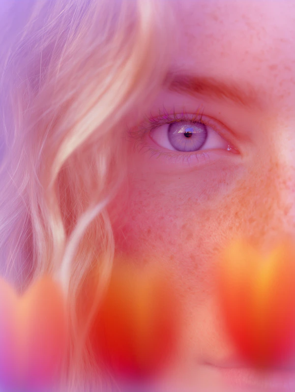 Ethereal Eye Close-Up