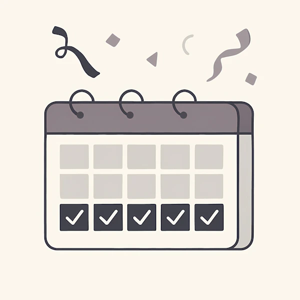 Minimalist Calendar Art