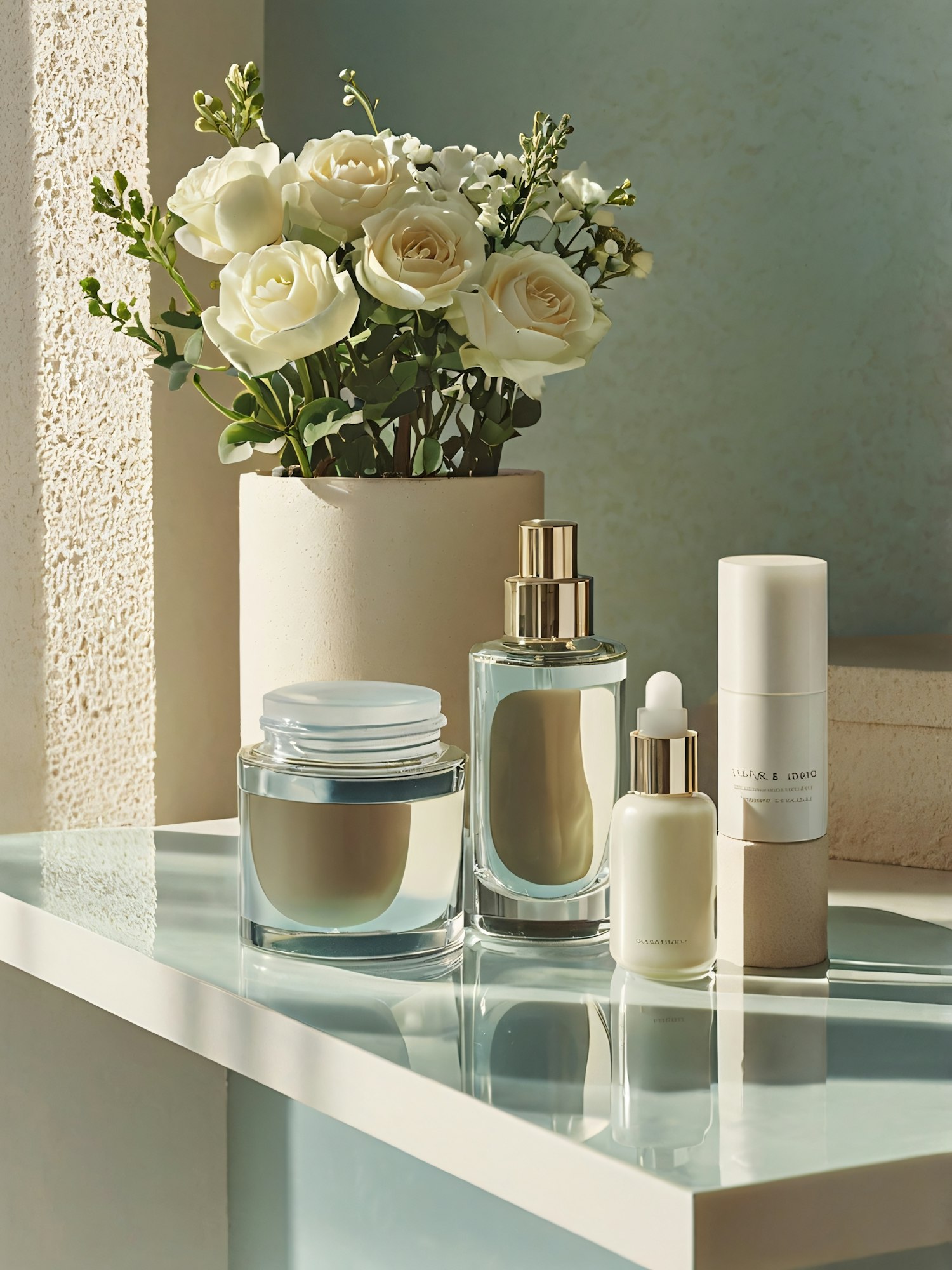 Elegant Skincare Arrangement