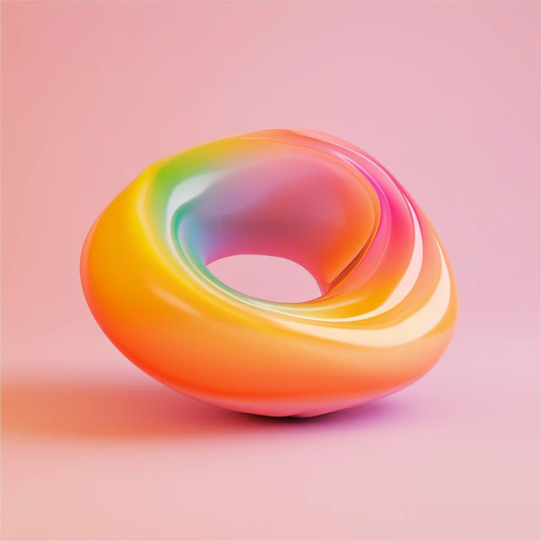 Rainbow Gradient Torus