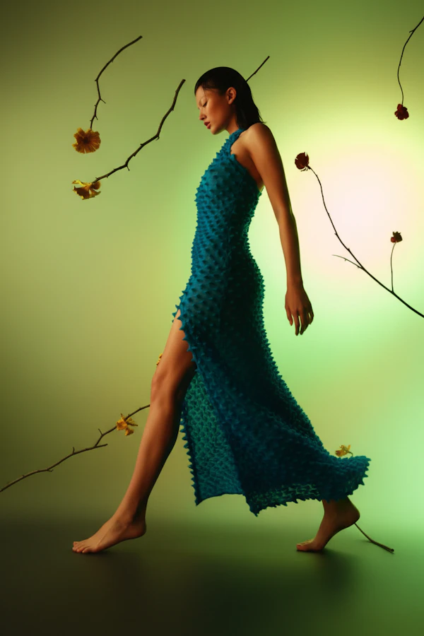 Elegant Floral Portrait