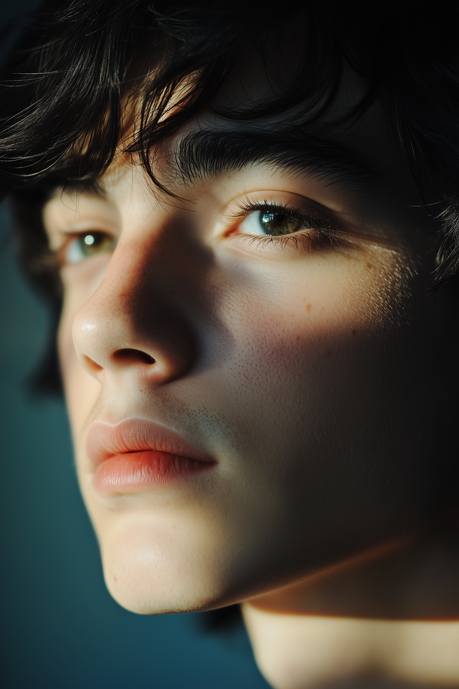 Close-up Portrait of a Human Face