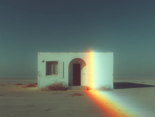 Surreal Desert Building