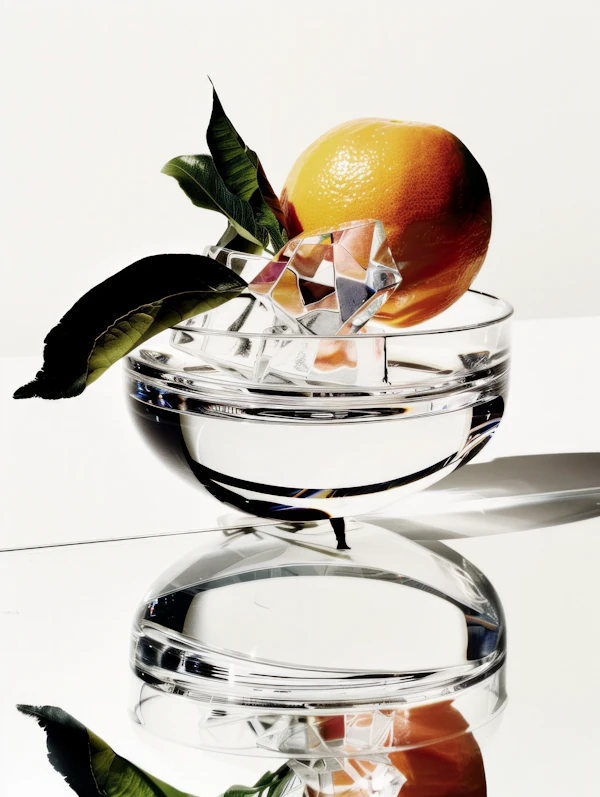 Orange on Crystal Display