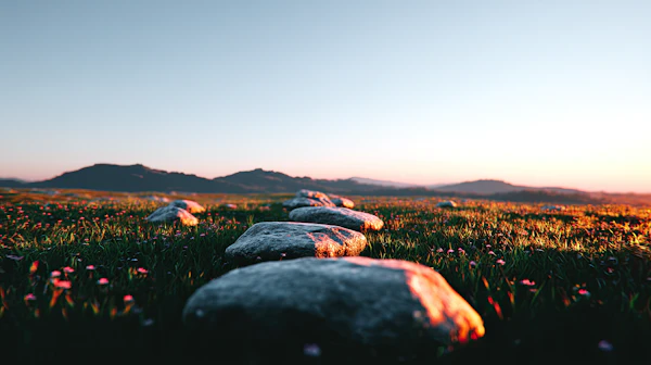 Golden Sunrise Landscape