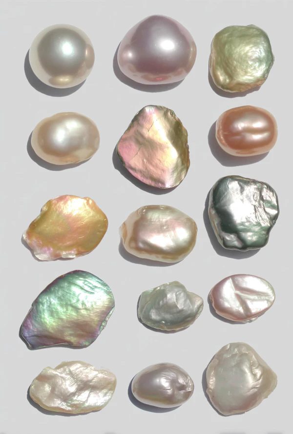 Pearls and Shells Display