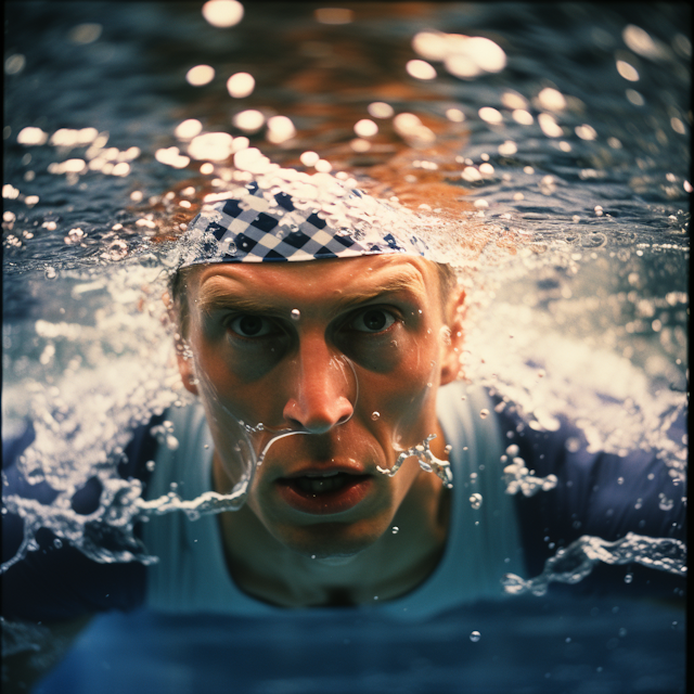 Determined Swimmer's Emergence