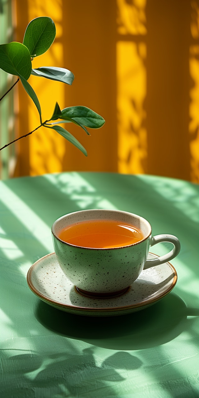 Serene Tea Moment